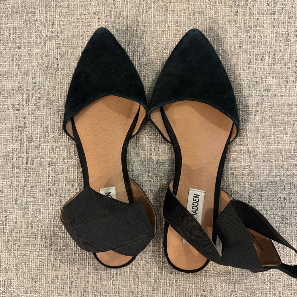 Steve Madden Bona Black Women's Flats